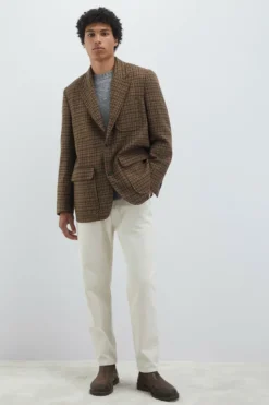 Blazer New York In Lana Pied De Poule