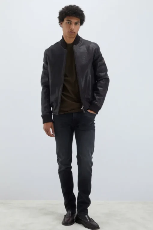 Bomber In Pelle Vintage