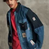 Camicia Kansas Patchwork 70th Denim Rinse