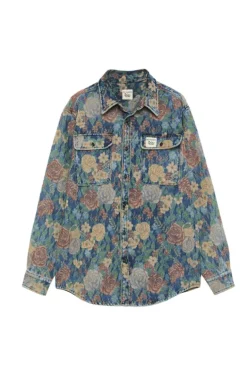 Camicia Time Off Roy Roger's X Dave's Ny In Jacquard Tapestry
