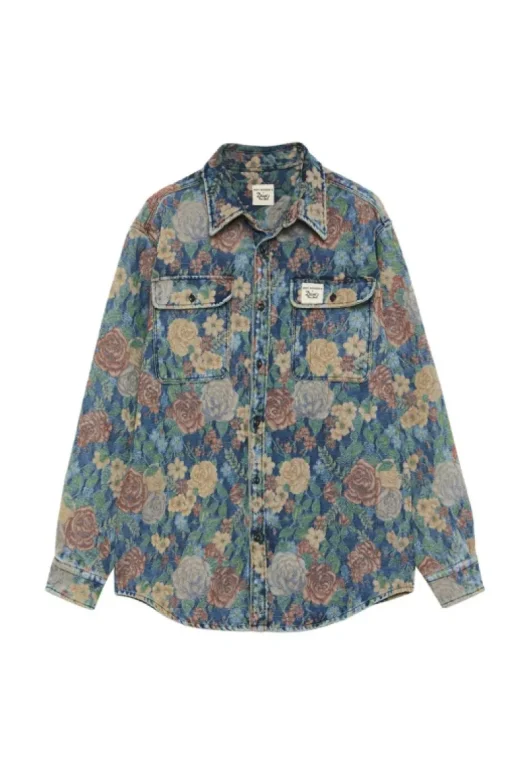 Camicia Time Off Roy Roger's X Dave's Ny In Jacquard Tapestry