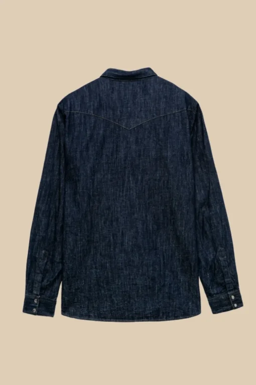 Camicia Western 70th Denim Cimosa Rinse