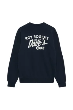 Felpa Roy Roger's X Dave's Ny Con Stampa Cafe