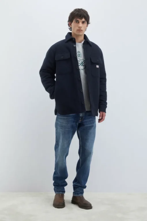 Giacca Navy Light Melton