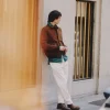 Giacca Newman In Suede Vintage