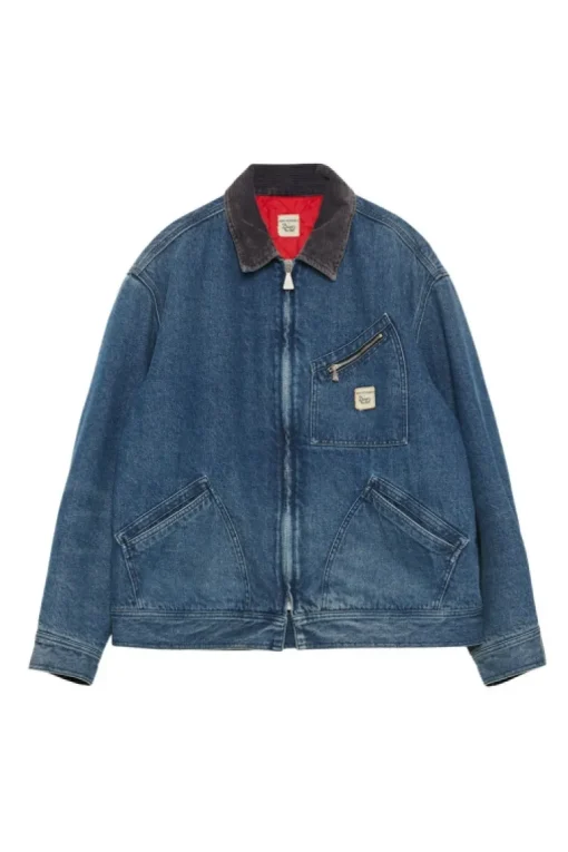 Giacca Work Roy Roger's X Dave's Ny In Denim Vintage