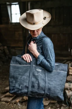 Icon Tote Bag Jap Selvedge Denim Raw