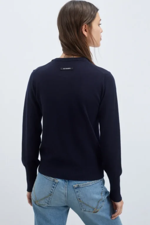 Maglia Girocollo In Pura Lana