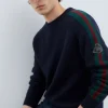 Maglia Girocollo Racing In Lana E Cashmere