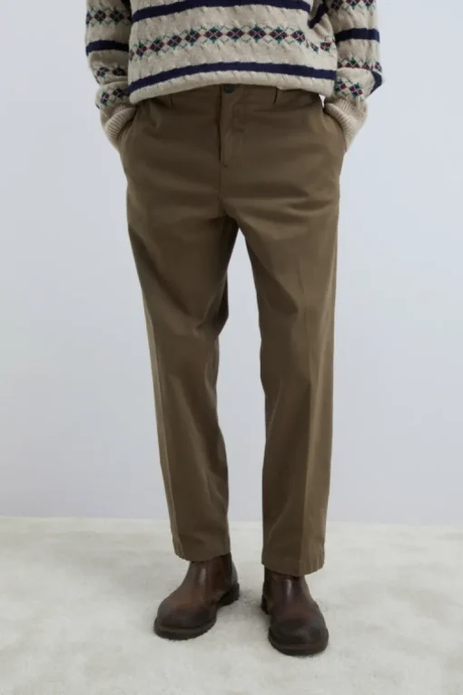 Pantalone Chino Ivy In Gabardina