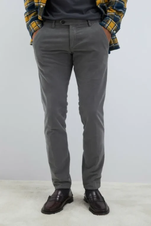 Pantalone New Rolf In Velluto Diagonal