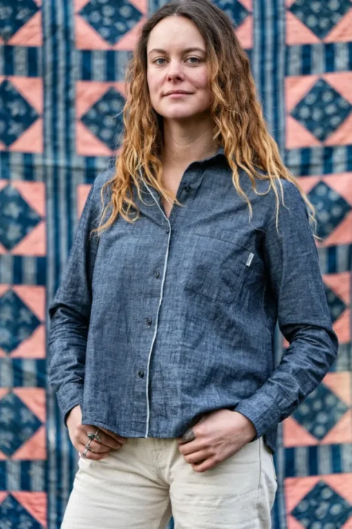 Shirt Tiny Woman Jap Selvedge Chambray Rinse