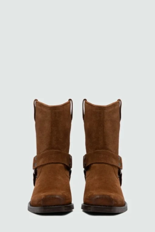 Stivaletto Engineer In Suede