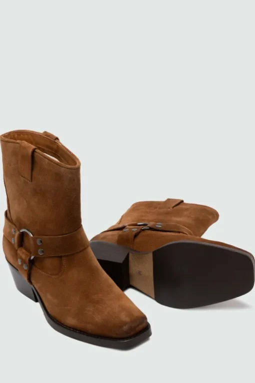 Stivaletto Engineer In Suede