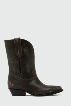 Texano Capalbio In Pelle Vintage