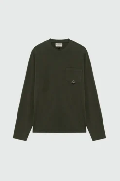T-shirt Pocket L/s In Jersey
