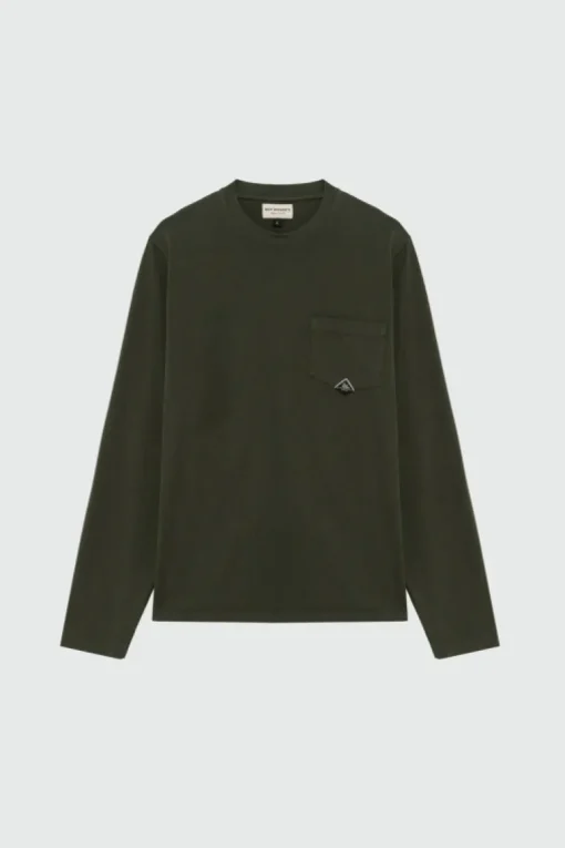 T-shirt Pocket L/s In Jersey