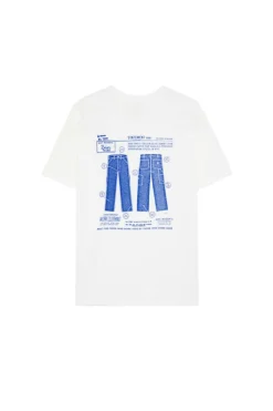 T-shirt Roy Roger's X Dave's Ny Con Stampa Statement Pant