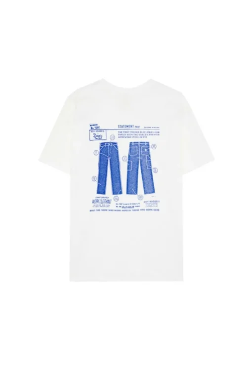 T-shirt Roy Roger's X Dave's Ny Con Stampa Statement Pant